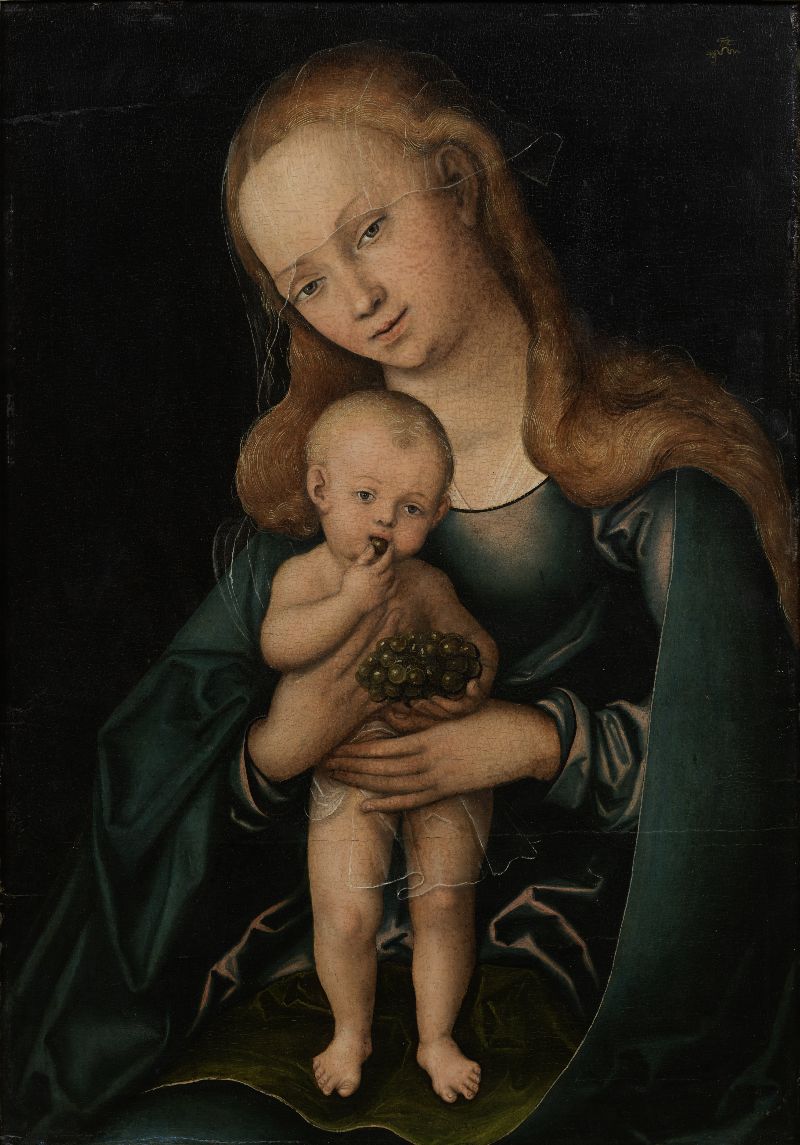 Maria mit Kind und Traube (Traubenmadonna)